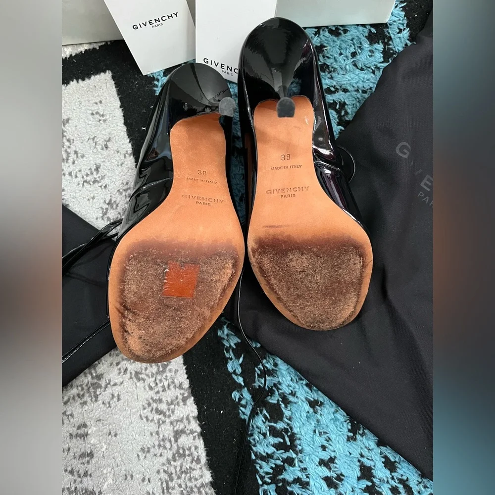 Authentic Givenchy lace up backless mule sandal - Picture 4 of 5